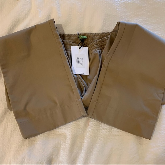 GAUGE81 Durban Wide Leg Pants Trousers Cotton Blend in Camel Color NWT - Picture 11 of 15